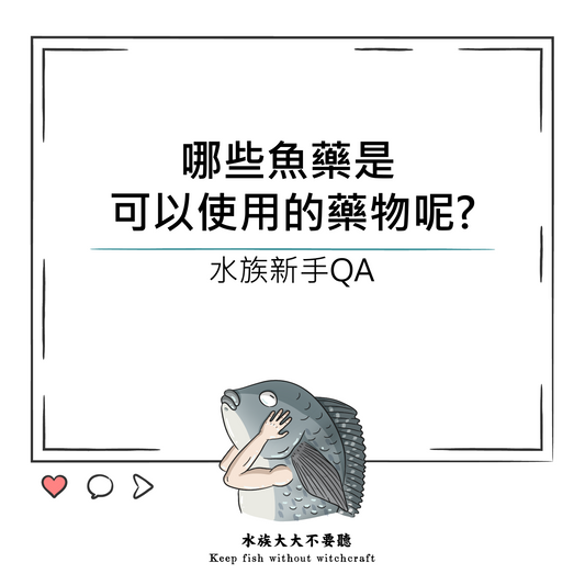 哪些魚藥是可以使用的藥物呢?