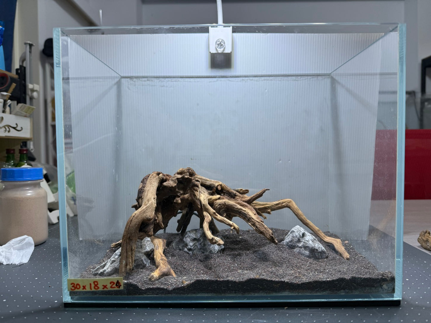 1尺標準缸(30*18*24) 沉木造景