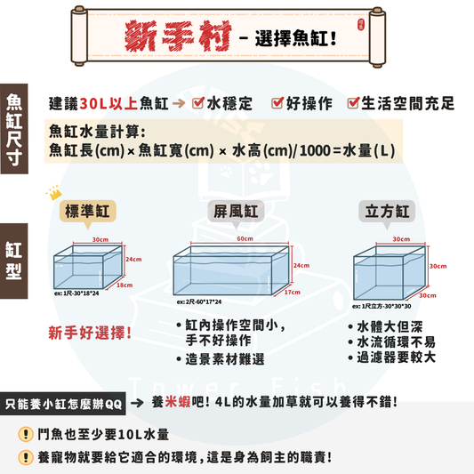 魚缸選擇