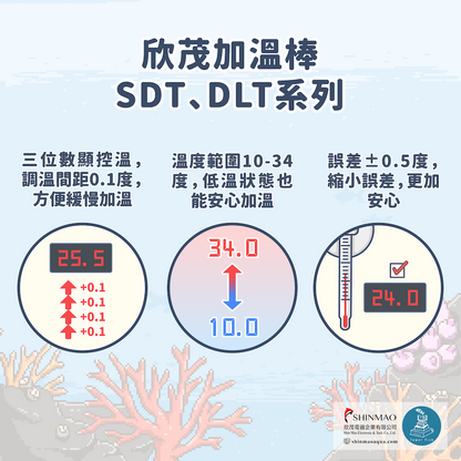 欣茂 100W-500W SDT 雙迴路三位數顯示鈦合金加溫器