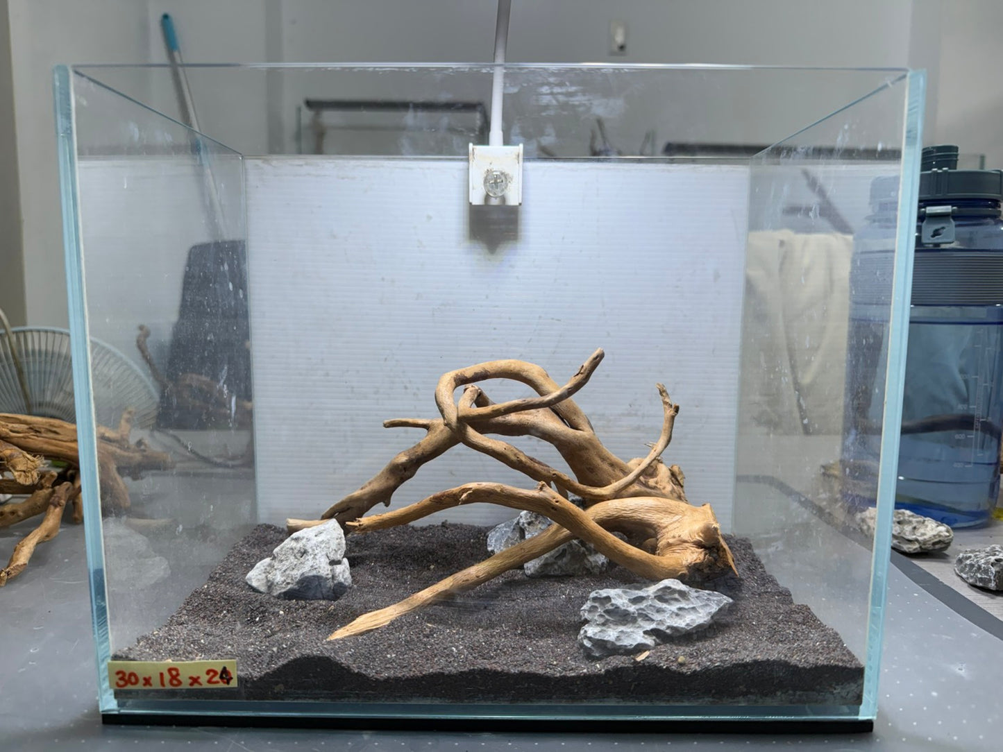 1尺標準缸(30*18*24) 沉木造景