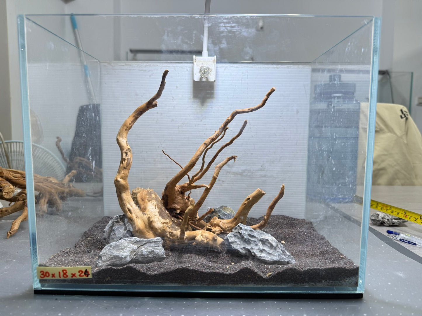 1尺標準缸(30*18*24) 沉木造景