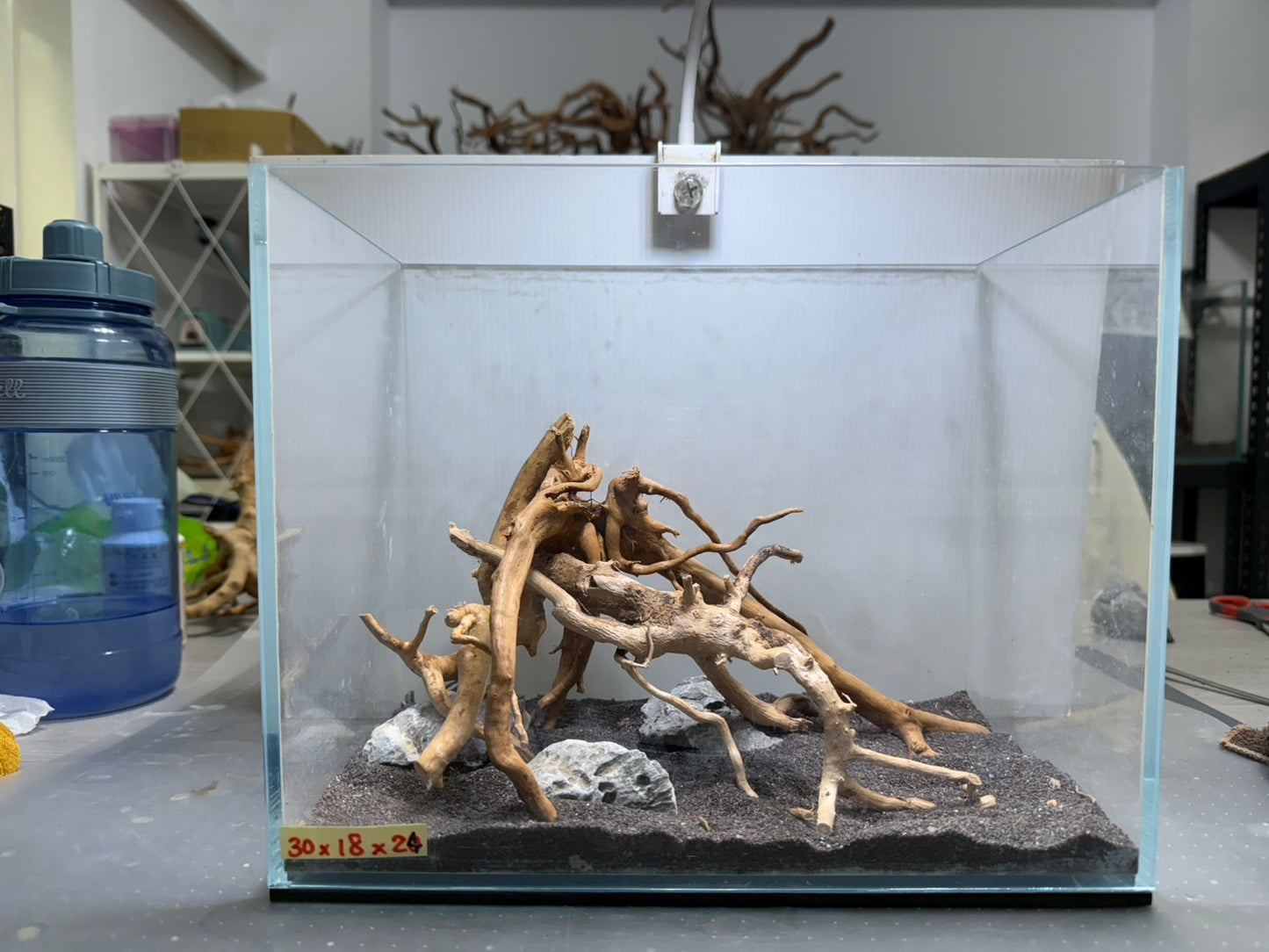 1尺標準缸(30*18*24) 沉木造景