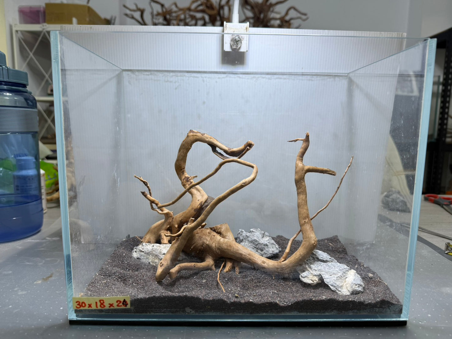 1尺標準缸(30*18*24) 沉木造景