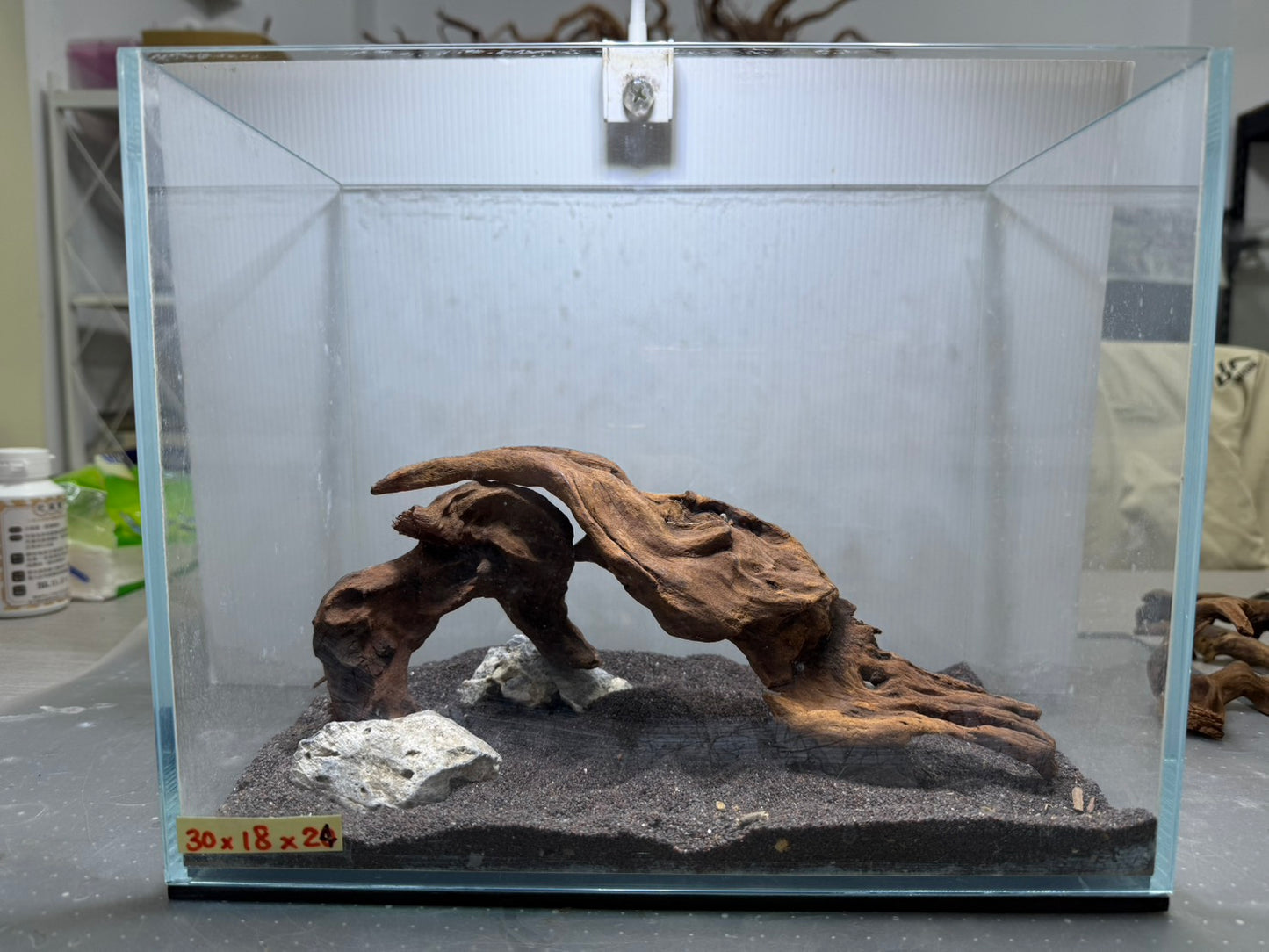 1尺標準缸(30*18*24) 沉木造景