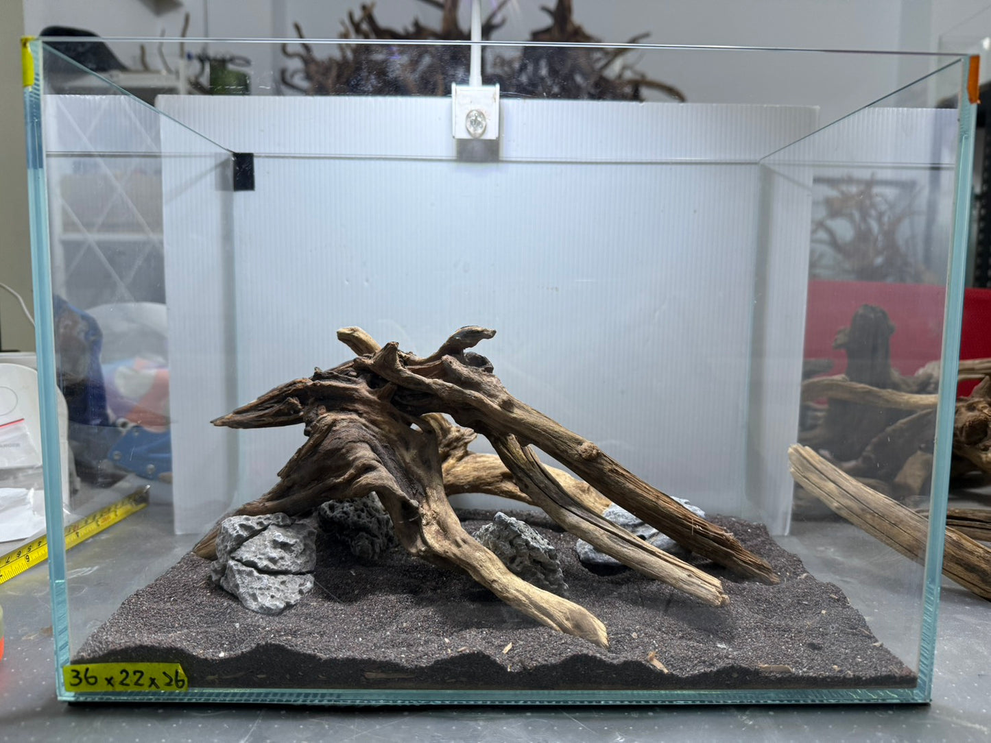 1.2尺標準缸(36*22*26) 沉木造景