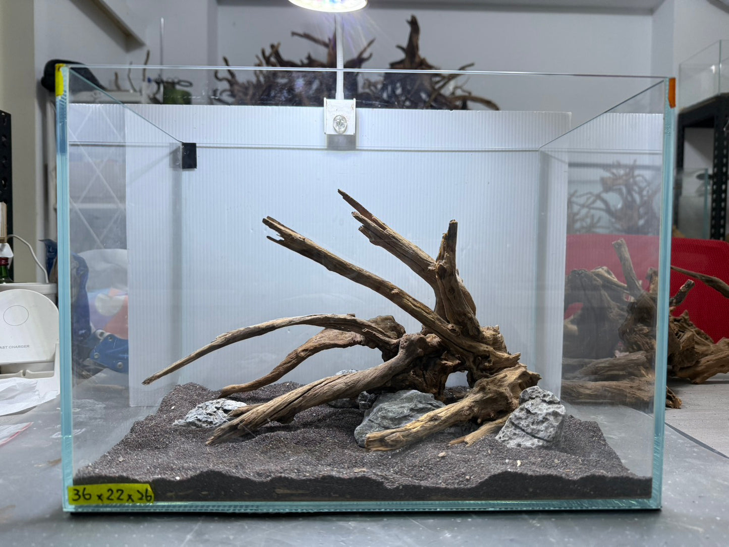 1.2尺標準缸(36*22*26) 沉木造景