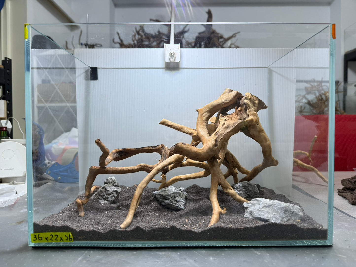 1.2尺標準缸(36*22*26) 沉木造景