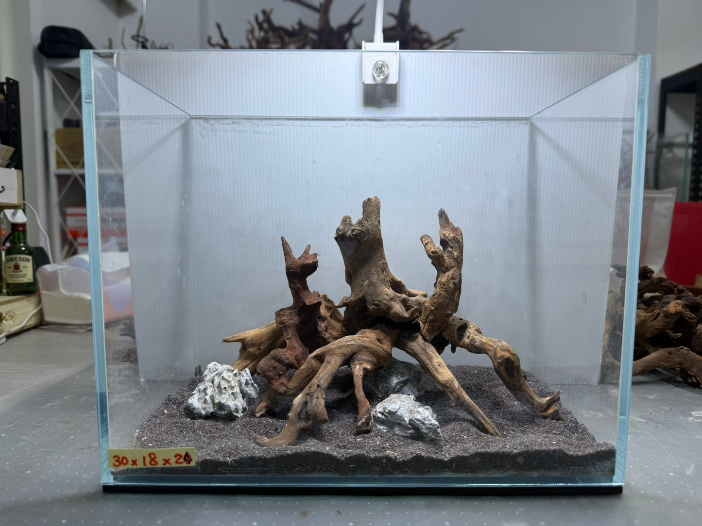 1尺標準缸(30*18*24) 沉木造景