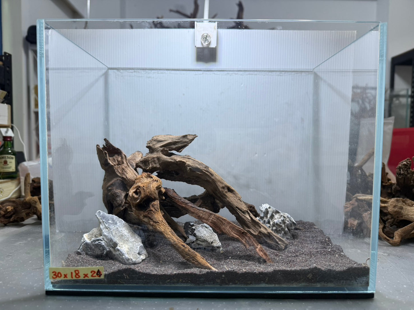 1尺標準缸(30*18*24) 沉木造景