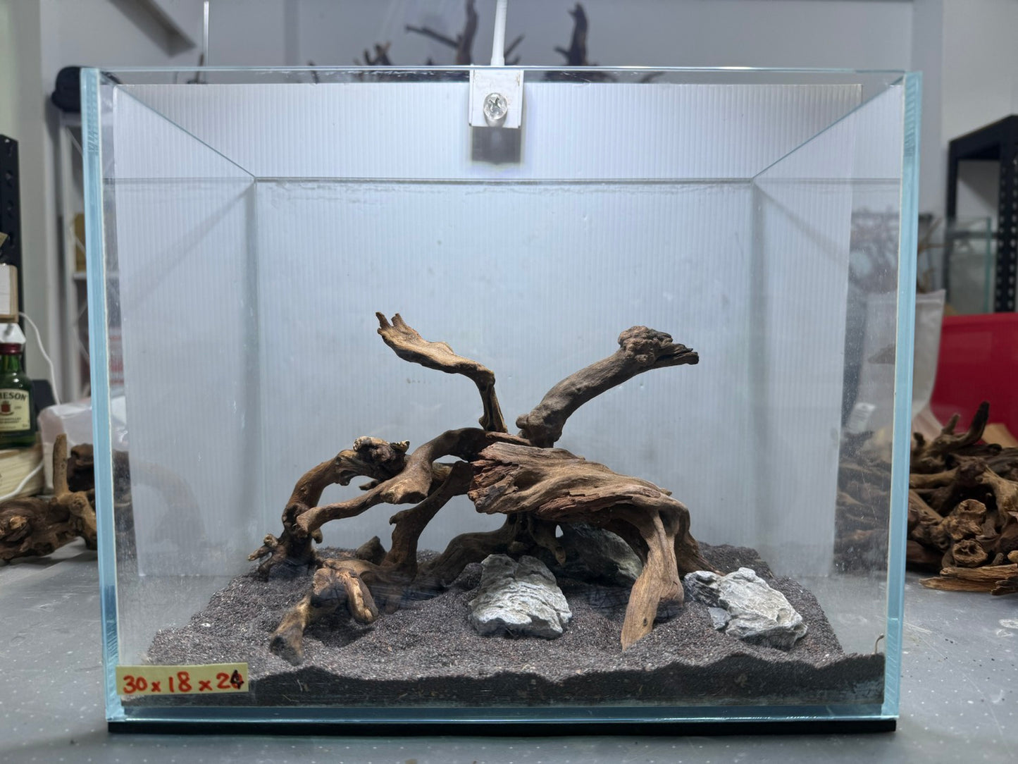 1尺標準缸(30*18*24) 沉木造景