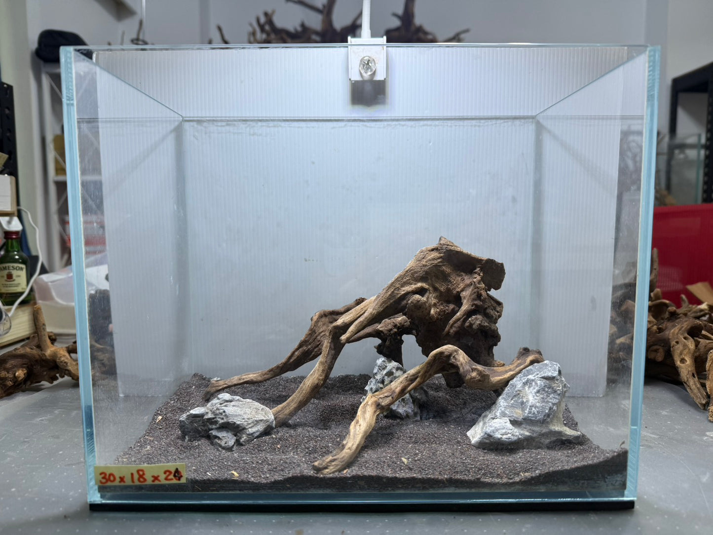 1尺標準缸(30*18*24) 沉木造景