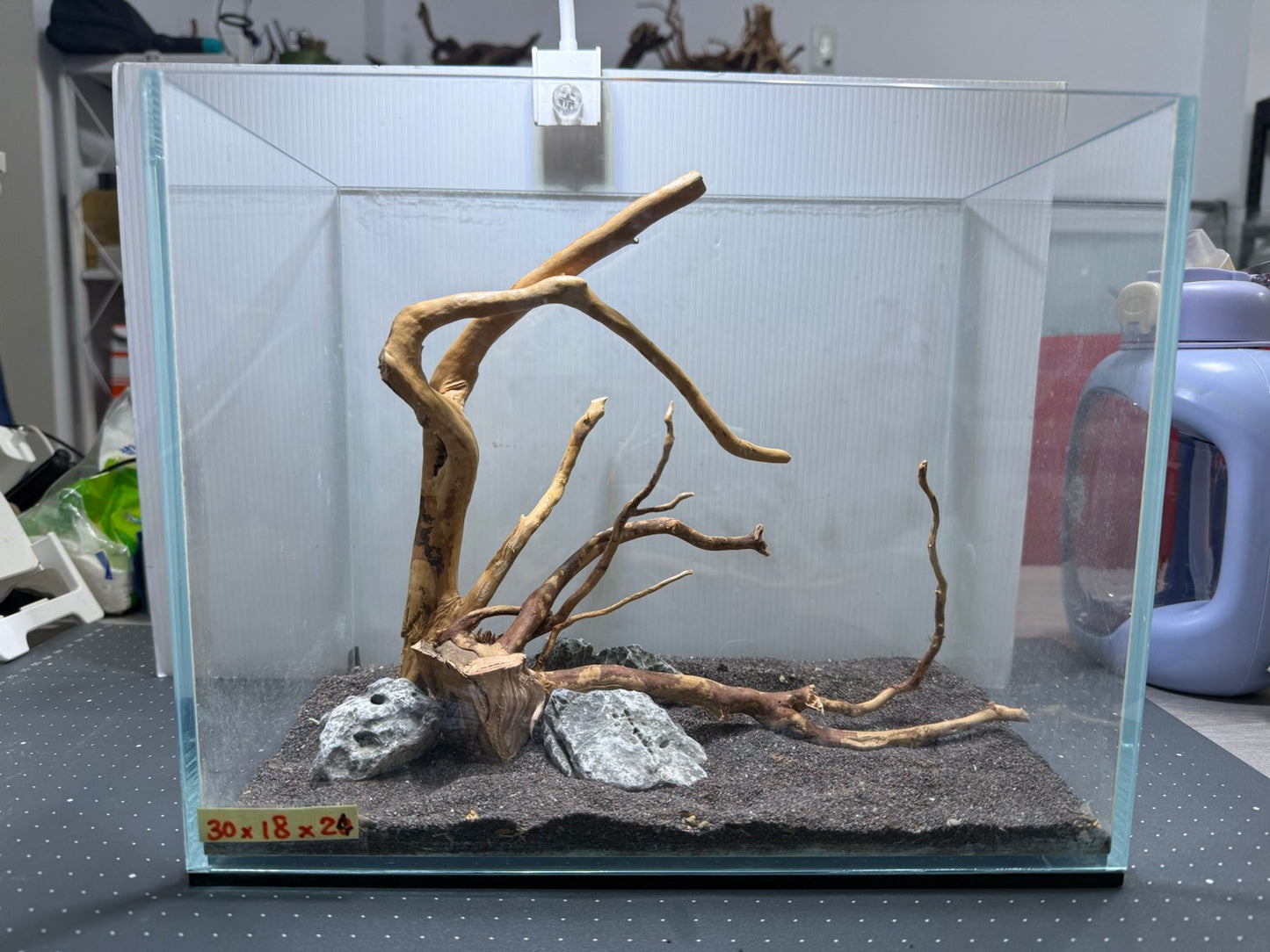 1尺標準缸(30*18*24) 沉木造景